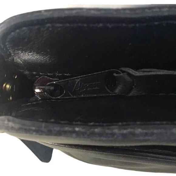 Vintage Designer Etienne Aigner Black Soft Leather Shoulder Handbag - Picture 7 of 8